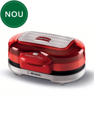 Hamburger maker, rosu, Party Time - ARIETE